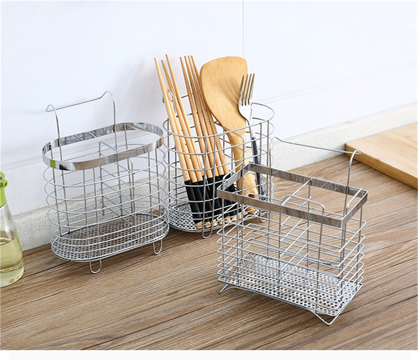 1 Pc Steel Spoon Holder Spoon Stands for Kitchen or Table