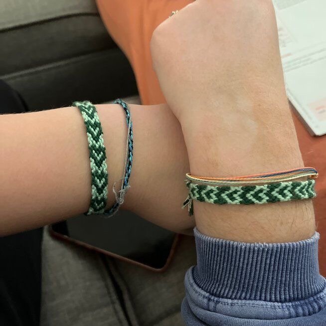 Bracelets tressés bohèmes