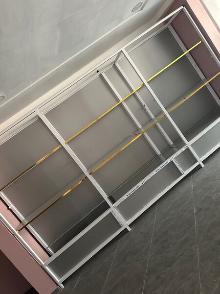 Aluminum shelves