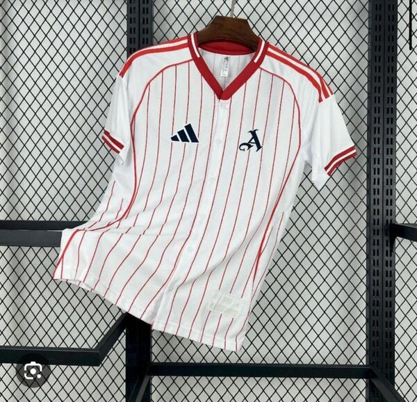 Maillot de Football Arsenal Blanc et Rouge
