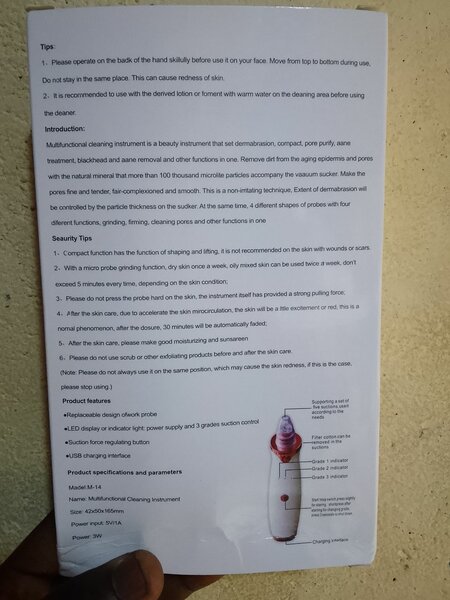 Aspirateur Visage Multifonction