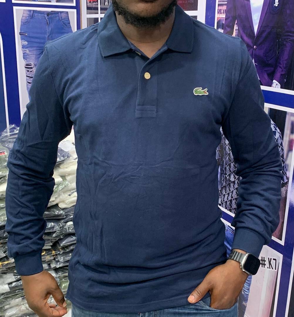 Polo à manches longues homme