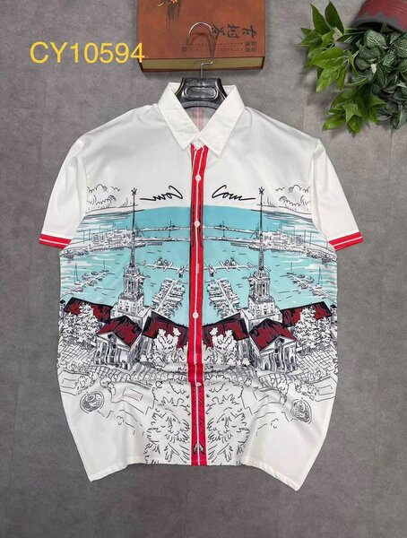 Chemise imprimée urbaine