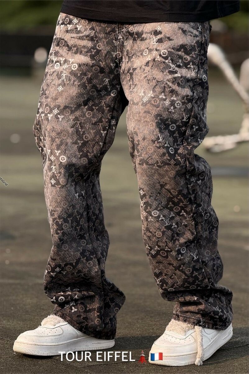 Jeans homme imprimé tendance