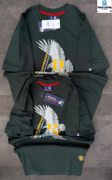 T-shirt noir logo imprimé