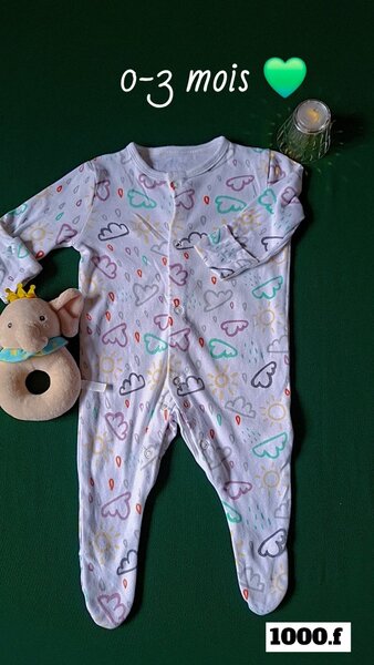 Pyjama Bébé 0-3 Mois