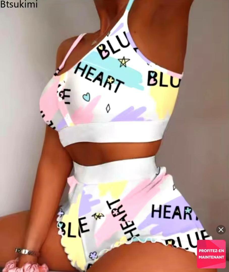 Pyjama Femme Confortable 2 Pièces