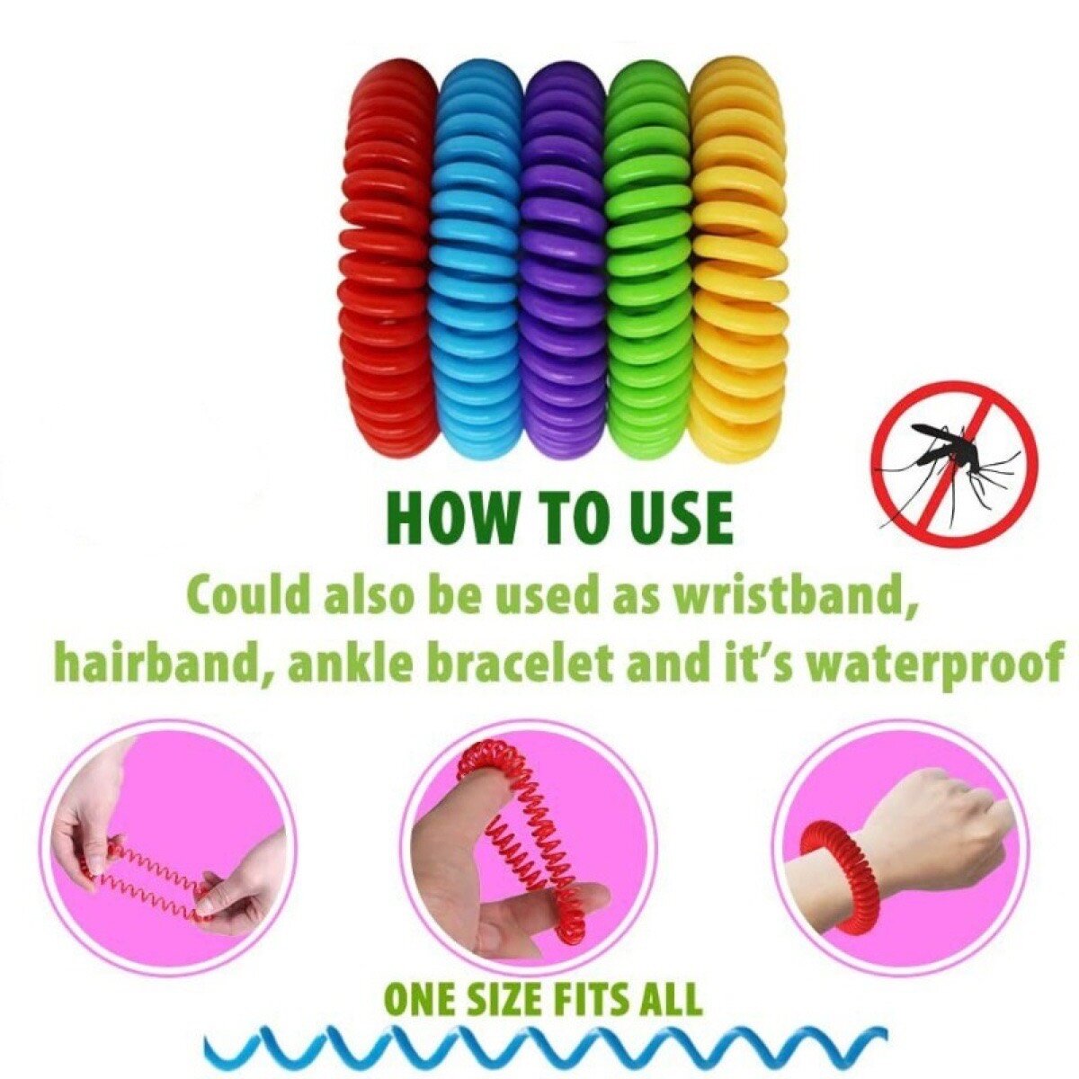 Bracelet anti-moustiques