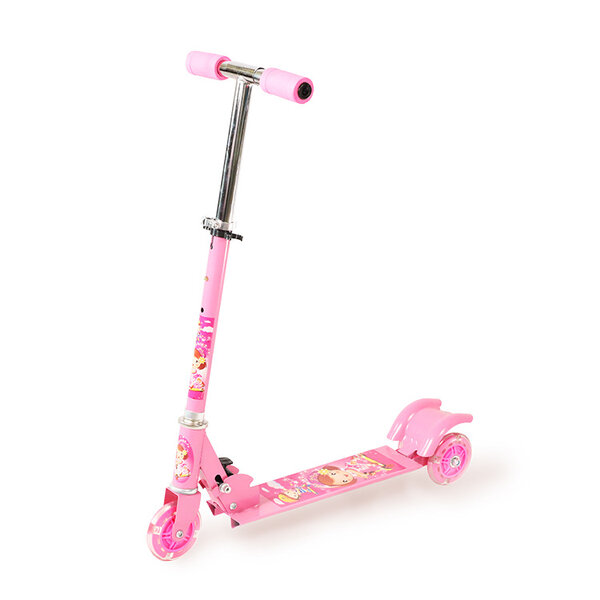 Trottinette enfant rose pliable