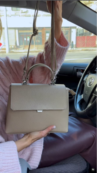 сумка бежевая 