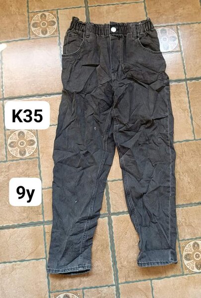 black jeans with elastic band