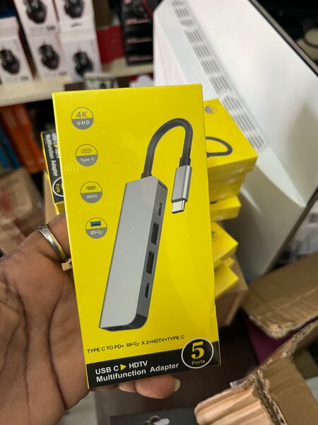 Hub USB Type C 5 en 1