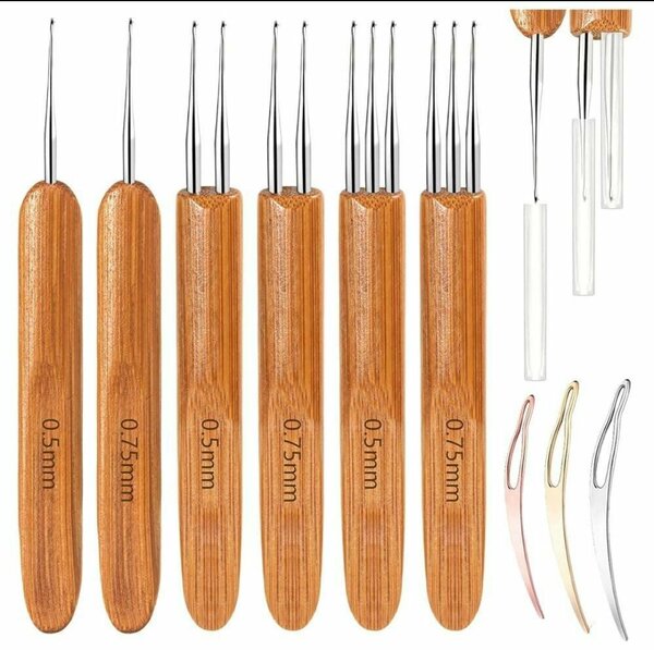 0.75-0.5 mm hairHandle Crochet