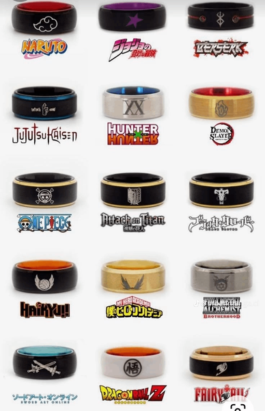 Bagues Anime Collection