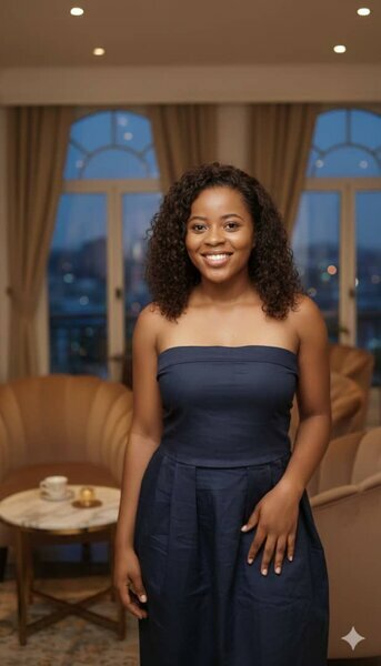 Robe bustier bleu nuit femme