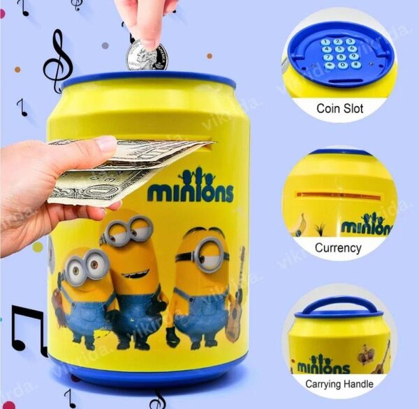 MINIONS and DORAEMON ATM PIGGY BANK