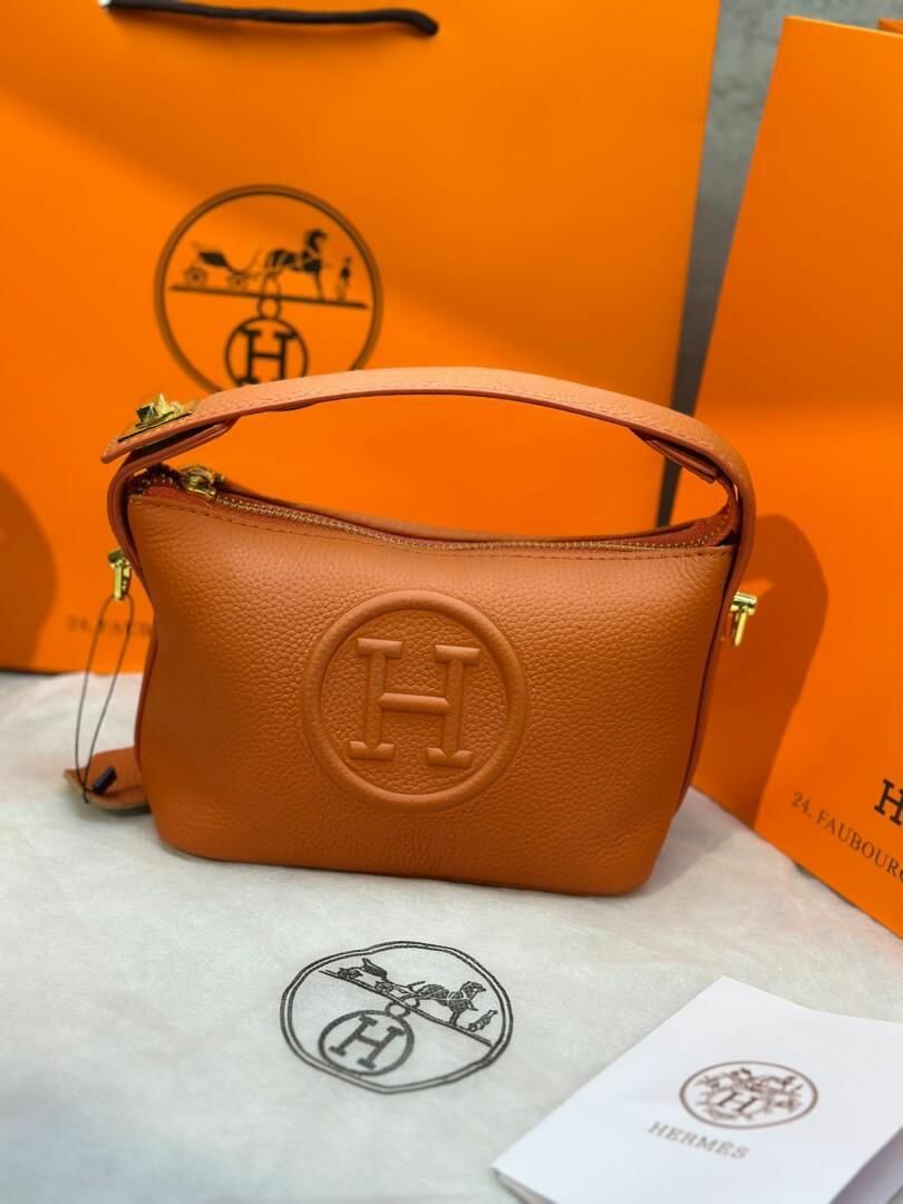 Hermes/ натуральная кожа/ бесплатная доставка