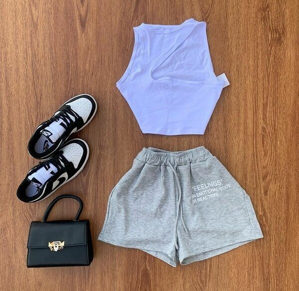 Girl top and down and all