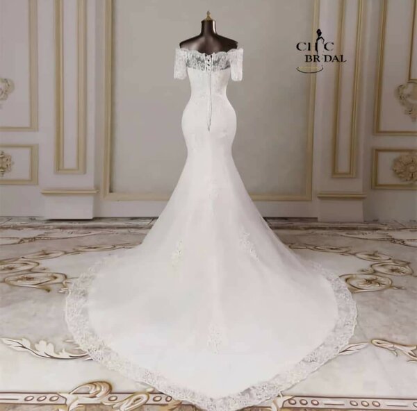 Plus size wedding dress