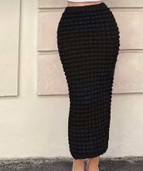 Jupe Longue Noire Élégante