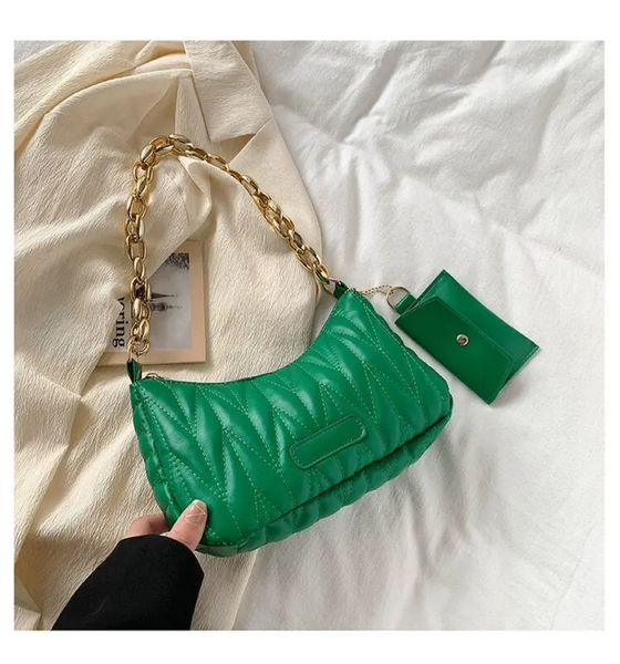 Sac à main vert élégant