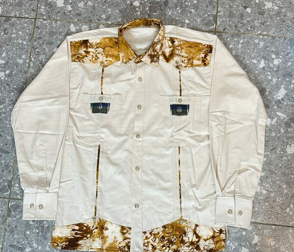 Chemise western à motifs