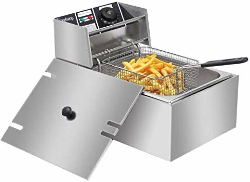 Stainless Steel Electric Countertop Fat Deep Fryer 12L