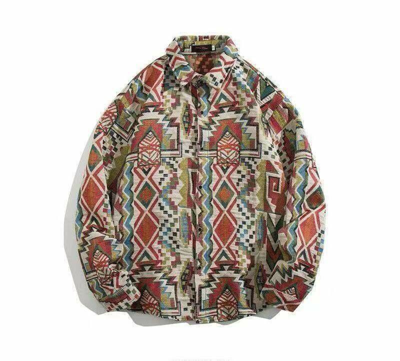 Chemise imprimée décontractée