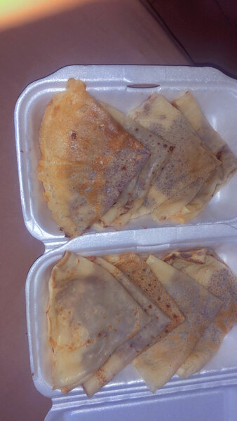 Délicieuses crêpes fraîches