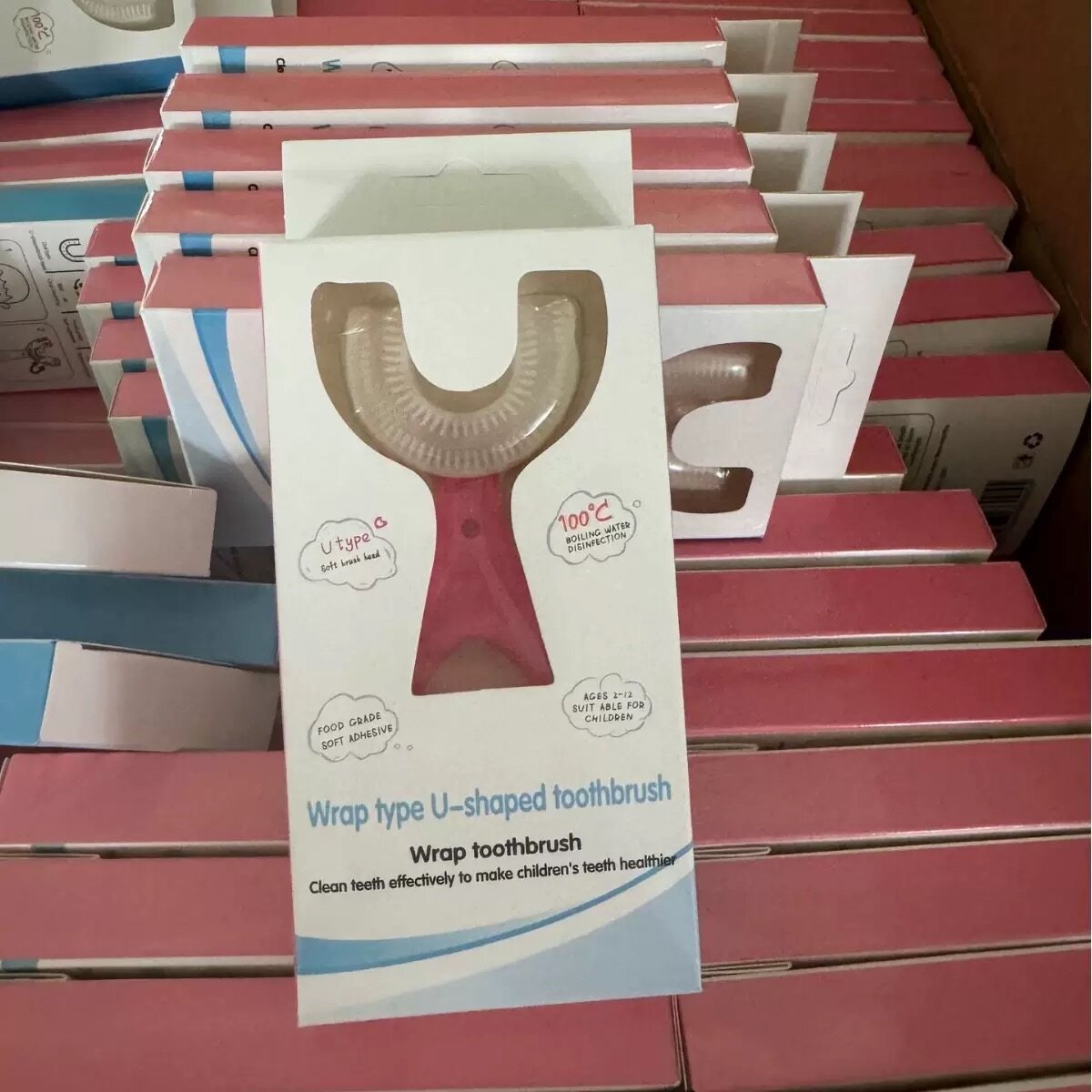 Brosse à dents U forme enfants