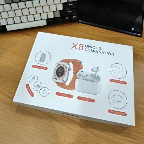 X8 unique Combination In Wireless Charger, Watch & Earphones