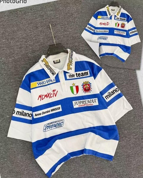 Polo à Rayures Vintage Homme