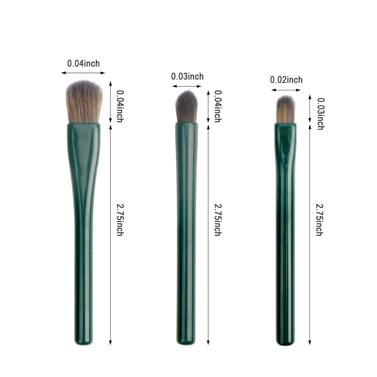 5 Pcs Makeup Brush Set with Mirror