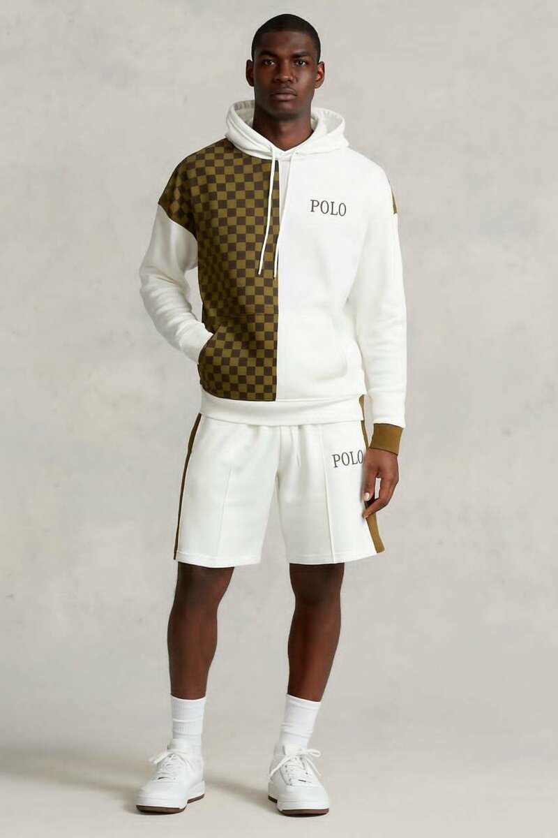 Ensemble hoodie et short pour hommes