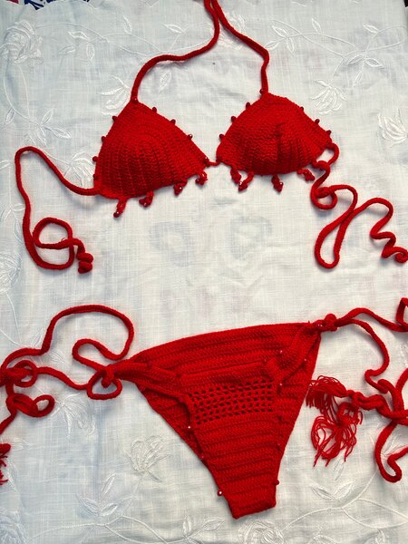 Ensemble de bikini au crochet
