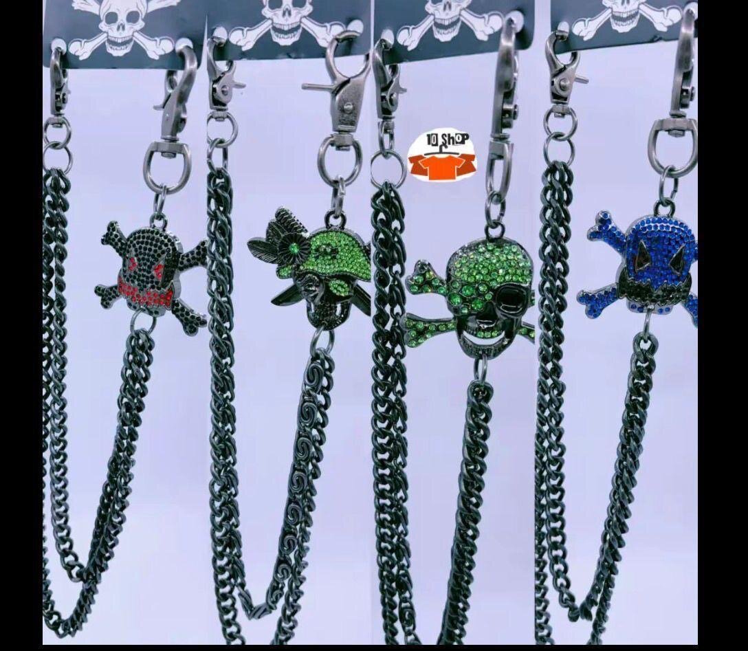 Chaînes de pantalon crâne cool