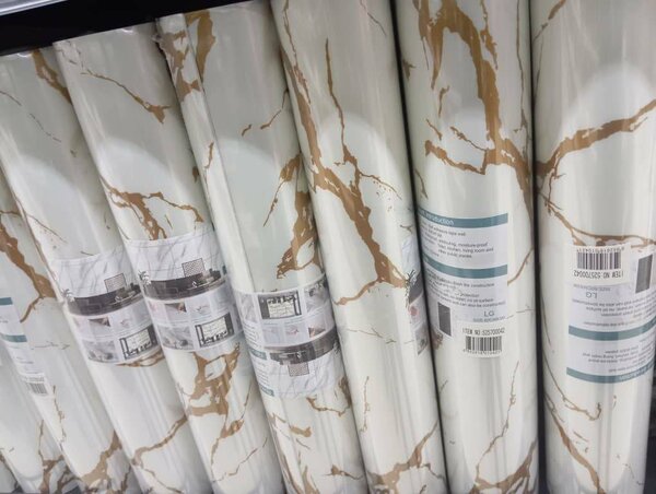 Papier peint autocollant lisse 60cm/3m