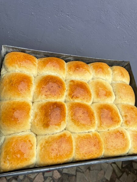 Pains fourrés et riz au lait