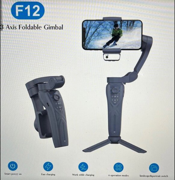 Professionnel ai suivi de visage stable nacelle pliable avec