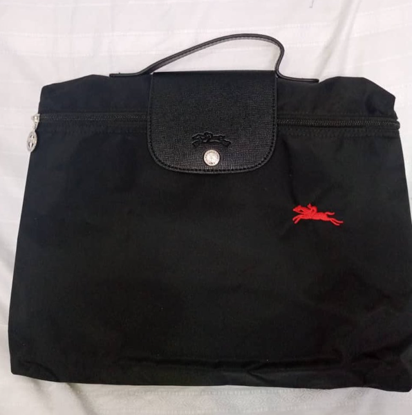 Sac noir longchamps homme