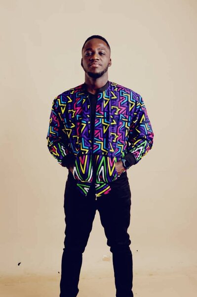 African print Bomber Jacket