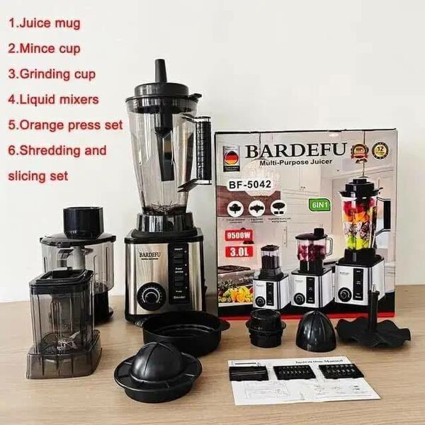 6 in 1 Bardafu fufu blender 9500w