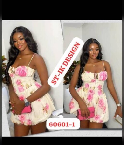 Robe d'été imprimée floral