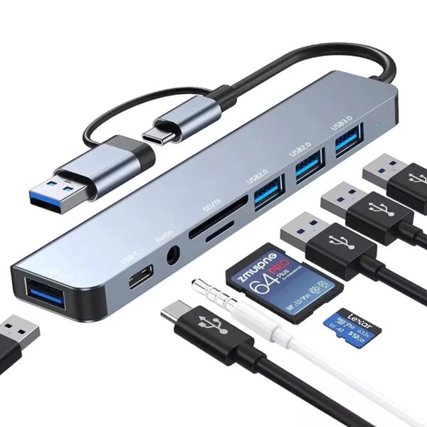 Port USB 8 en 1
