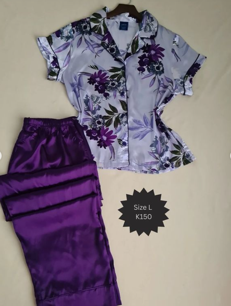 shirt and shorts lilac