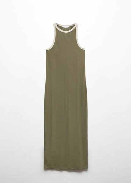 Robe Longue Olive Femme