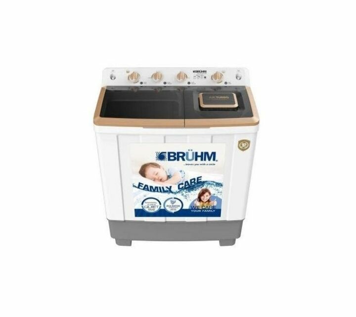 BW-070G-KG-TWIN TUB SEMI AUTOMATIC WASHING MACHINE WHITE