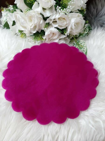 Tulle simple rose fushia