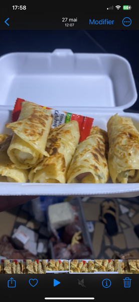 Crêpes saucisse et fromage