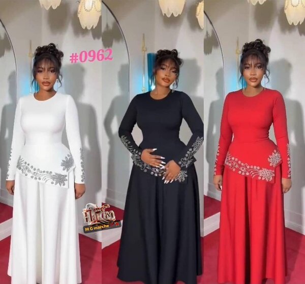 Robe longue élégante femmes